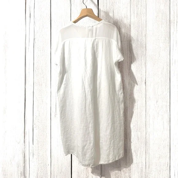 Wearables Cotton Linen Tunic Shift Dress - Picture 2 of 5